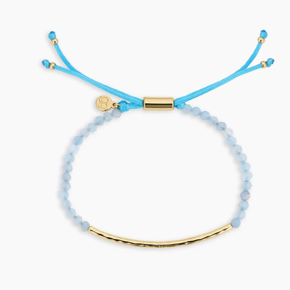 Gorjana Power Gemstone Bracelet Aquamarine - Picture 4 of 8